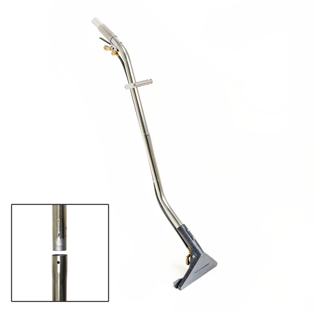 CleanFreak® 12" Adjustable Glide 2-Piece Carpet Extractor Wand w/ 2 Jets - #04 Orifices