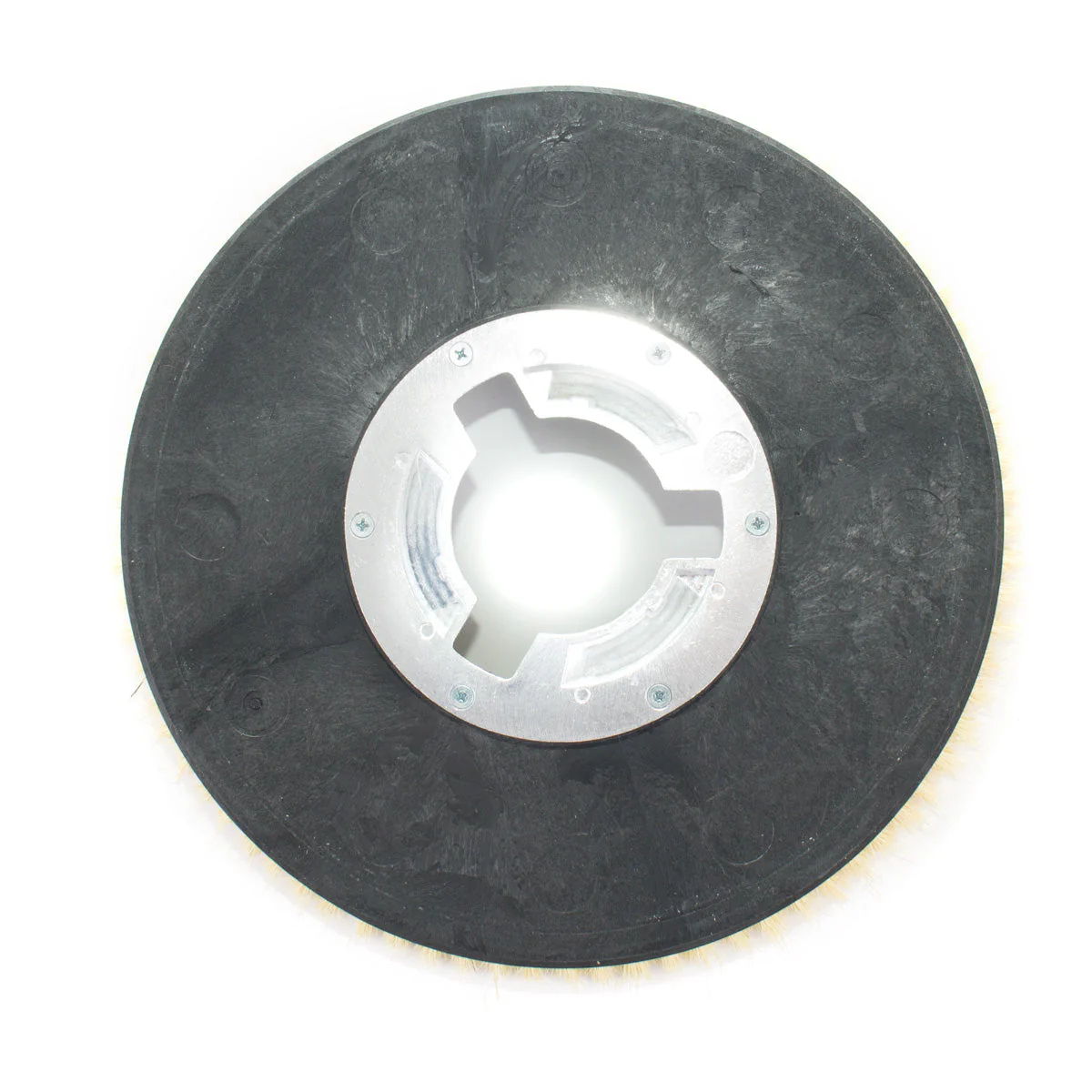 13" Floor Buffer Marble & Stone Floor Buffing & Polishing Brush w/ Tampico Bristles (11" Actual Diameter) - Image 3