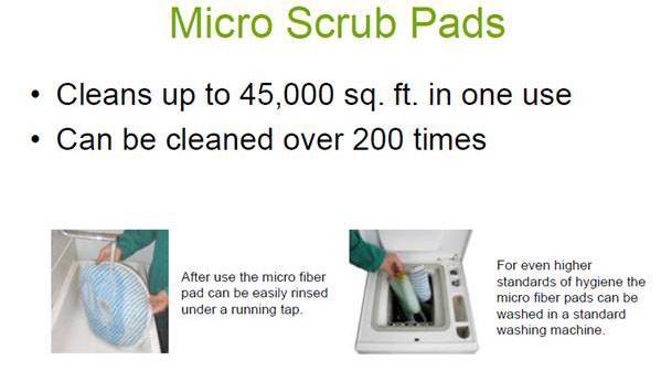 16" IPC Eagle Eco Friendly Microfiber Floor Scrub Bonnet - Image 3