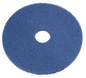 17" Blue Floor Cleaning & Scrubbing Pads - Case of 5 - Image 2