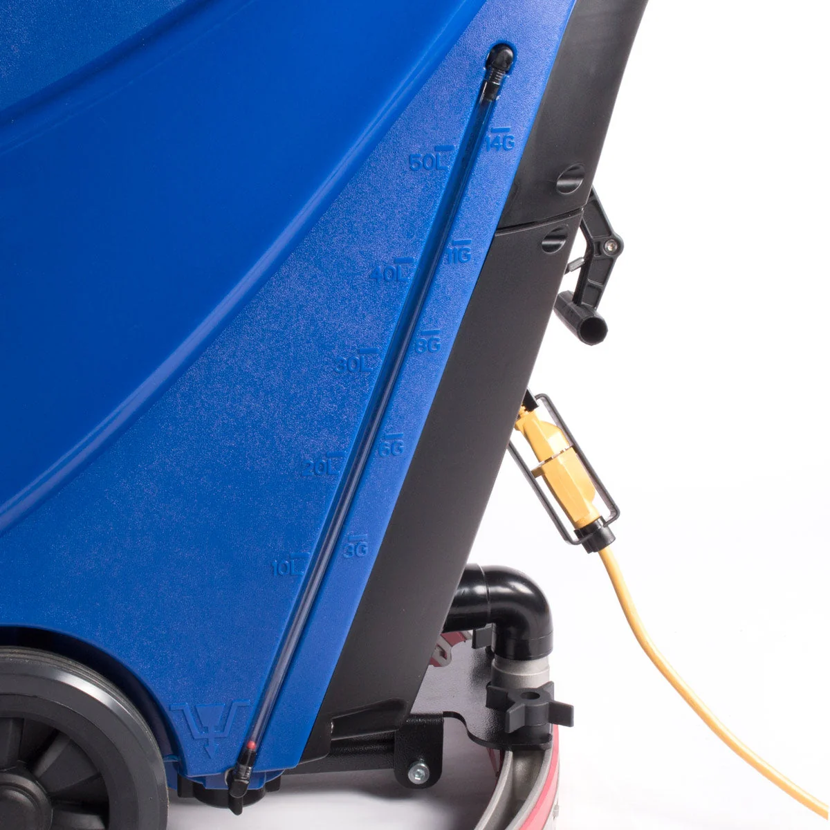 Trusted Clean 'Dura 17' Electric Auto Floor Scrubber w/ Pad Driver - 13 Gallons - Image 5