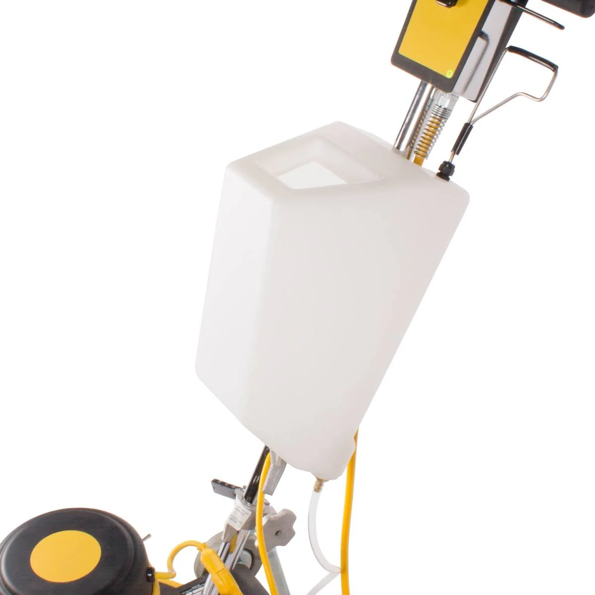 White Floor Buffer Solution Tank - 4 Gallons