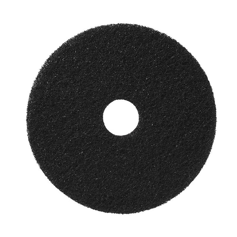 24" Black Heavy Duty Floor Stripping Pads - Case of 5 - Image 2
