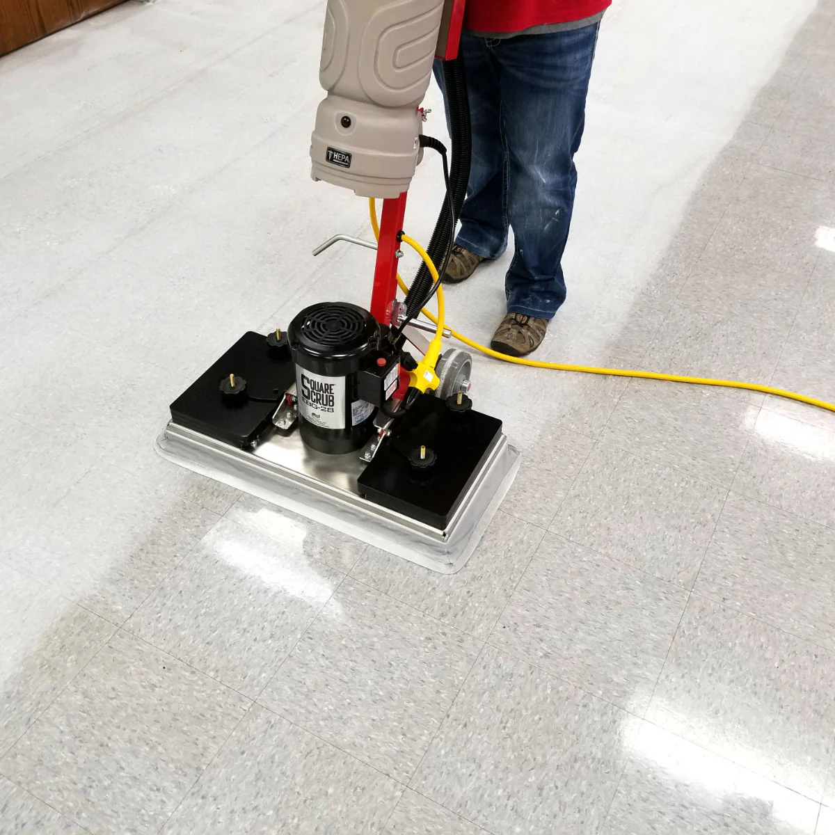 Square Scrub® 14" x 28" Pivot Floor Stripping Machine - Image 3