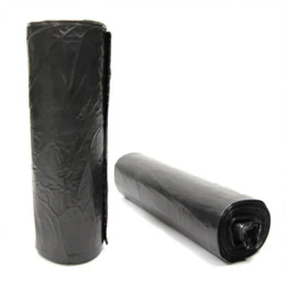Sak-It™ 60 Gallon Black Low Density Coreless Trash Can Liners (38" x 58" | 1.0 Mil) - Case of 100 - Image 3