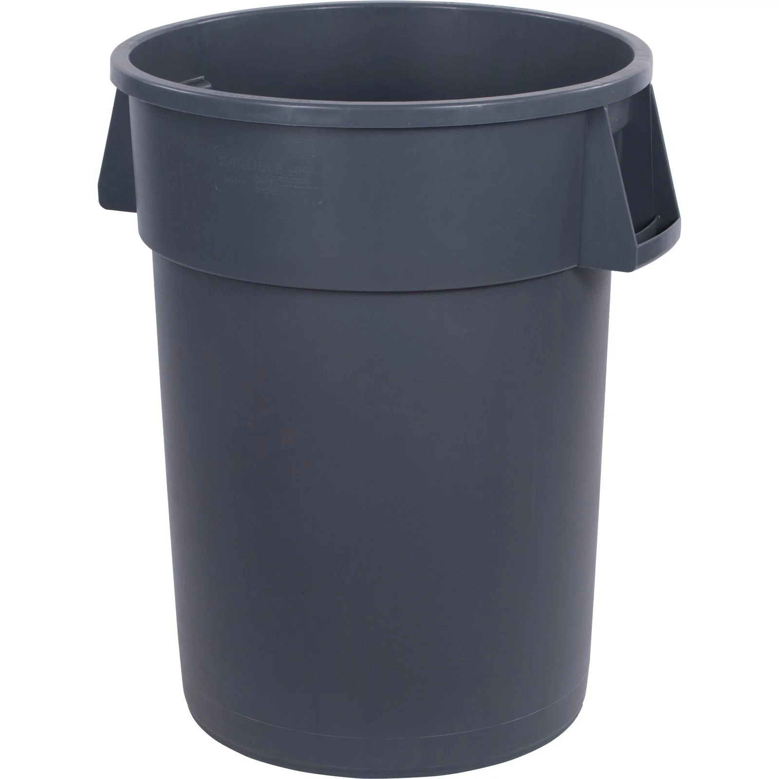 Carlisle® Bronco⢠44 Gallon Round Trash Container (#34104423) - Gray - Image 2