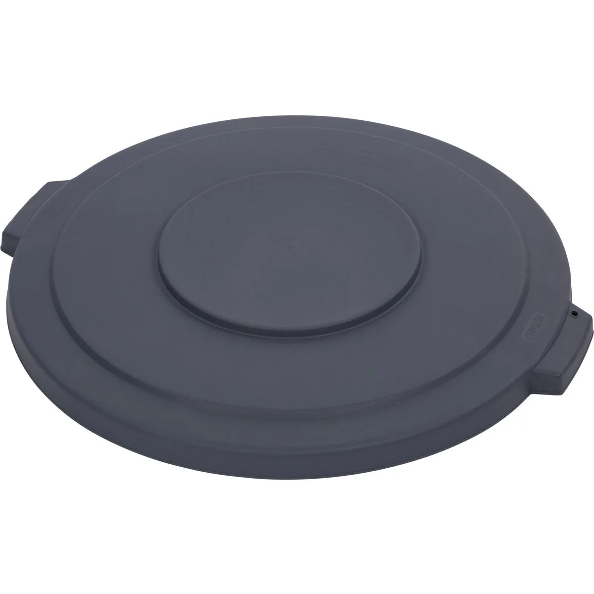 Gray Lid (#34105603) for the Carlisle® Bronco™ 55 Gallon Trash Containers - Case of 2 - Image 2