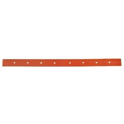 Rear Straight Squeegee Blade (#MPVR08035) for IPC Eagle 20" & 24" Floor Scrubbers - Red Latex