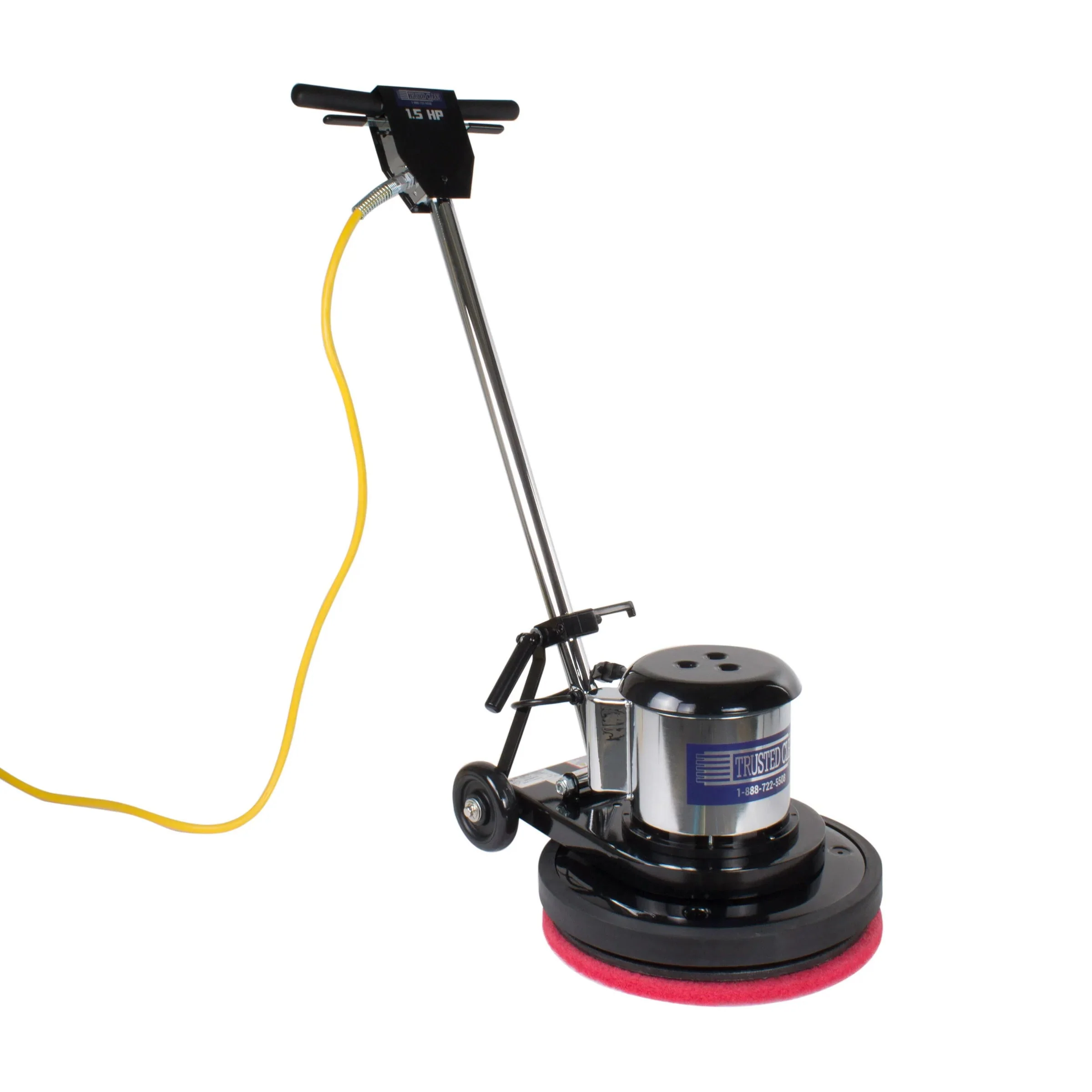 Trusted Clean Basic Carpet Scrubbing Package w/ 17" Floor Buffer, Carpet Brush & Bonnets - Image 2
