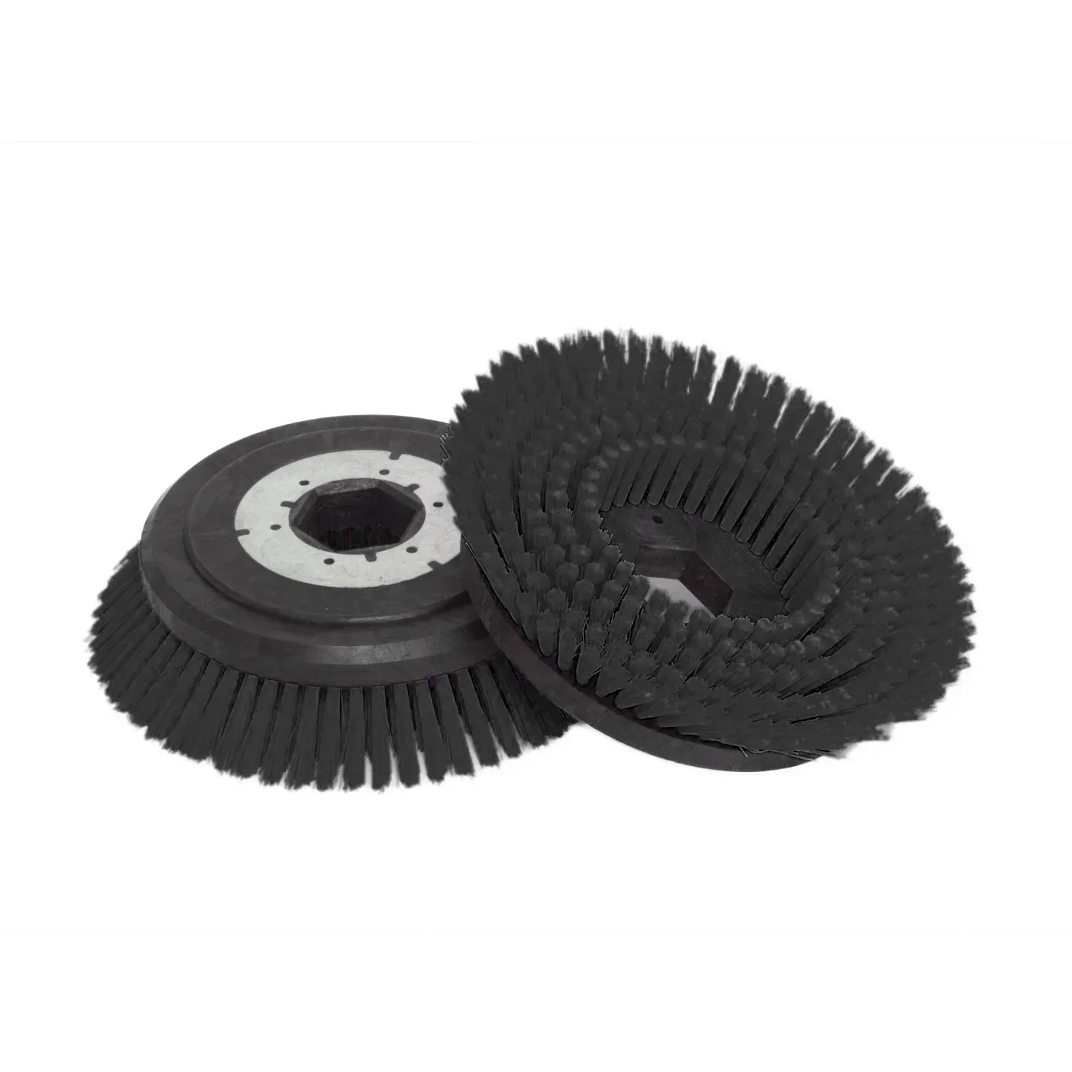 Black Hard Bristle Magnetic Brushes (#TMS042) for the Tornado® Microburst Floor Scrubber - Set of 2