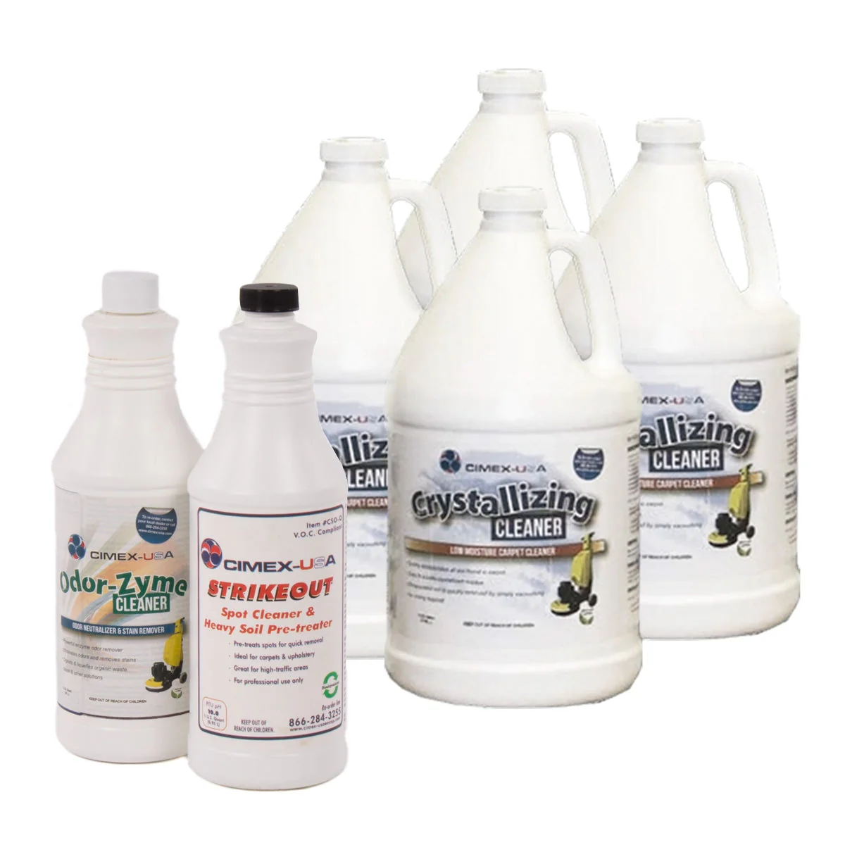Cimex Carpet Scrubbing Machine Chemical Starter Kit