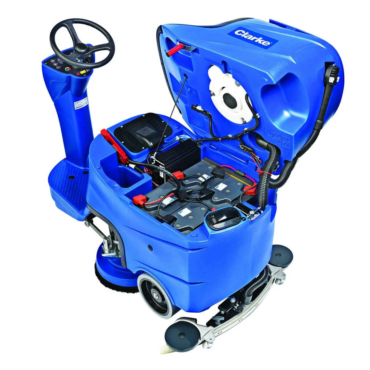 Clarke® Focus® II MicroRider™ Auto Floor Scrubber (26" or 14" x 28" Deck Options) - 21 Gallons - Image 3