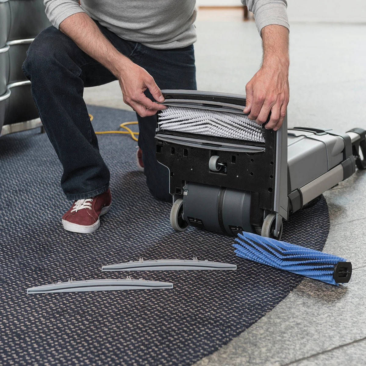 Clarke® MA10™ 12E Small Area Upright Floor Scrubber (Hard Floor & Carpet Options) - Image 7