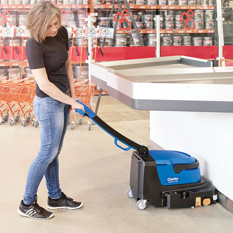 Clarke® MA30™ 13B Micro Floor Scrubber w/ Cylindrical Brush - 1.6 Gallons - Image 6