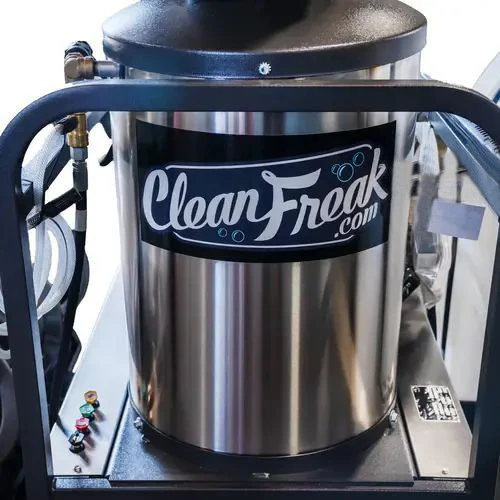 CleanFreak® 8.0 GPM Hot Water Drain Jetter Skid w/ Tank & 200' Reel (Gas Engine) – 3,500 PSI - Image 4
