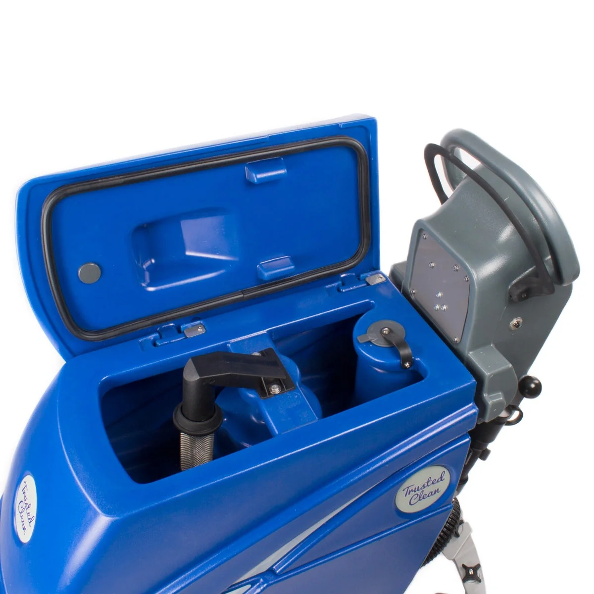 Trusted Clean 'Dura 18HD' Cord Electric 18" Automatic Floor Scrubber w/ Brush - 9 Gallons - Image 4