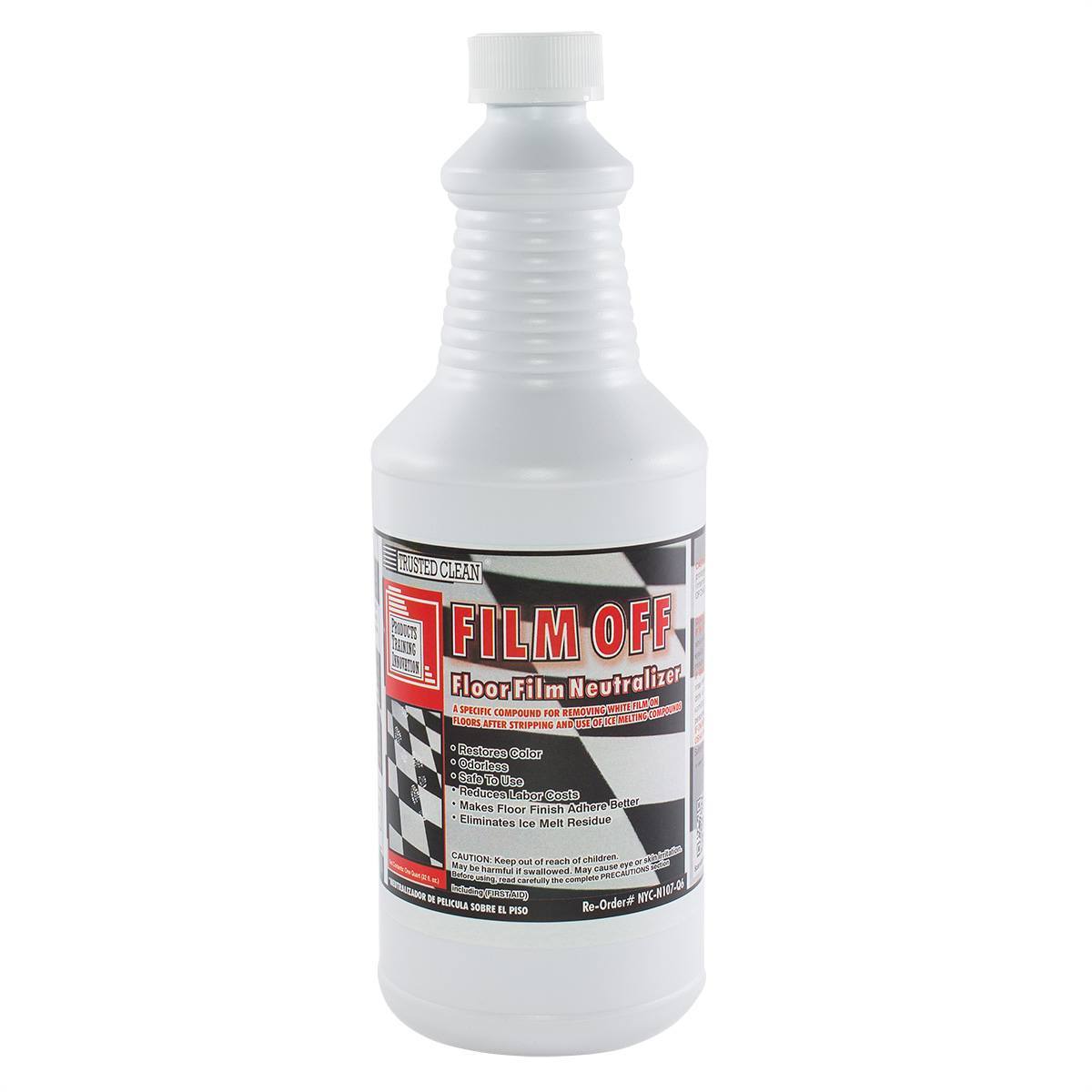 Trusted Clean 'Film Off' Floor Film Neutralizer & Cleaner (32 oz Bottles) - Case of 6 - Image 2