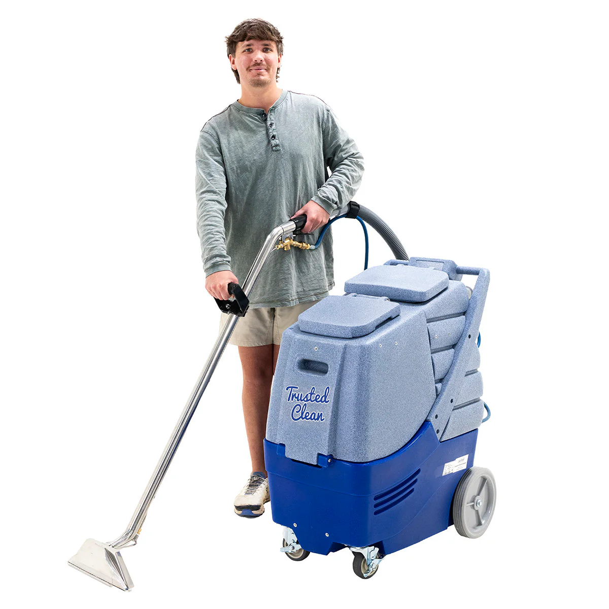 Trusted Clean 'Maximum' Heated Carpet Extractor (220 PSI) w/ 12" Wand & 25' Hose - 17 Gallons - Image 2