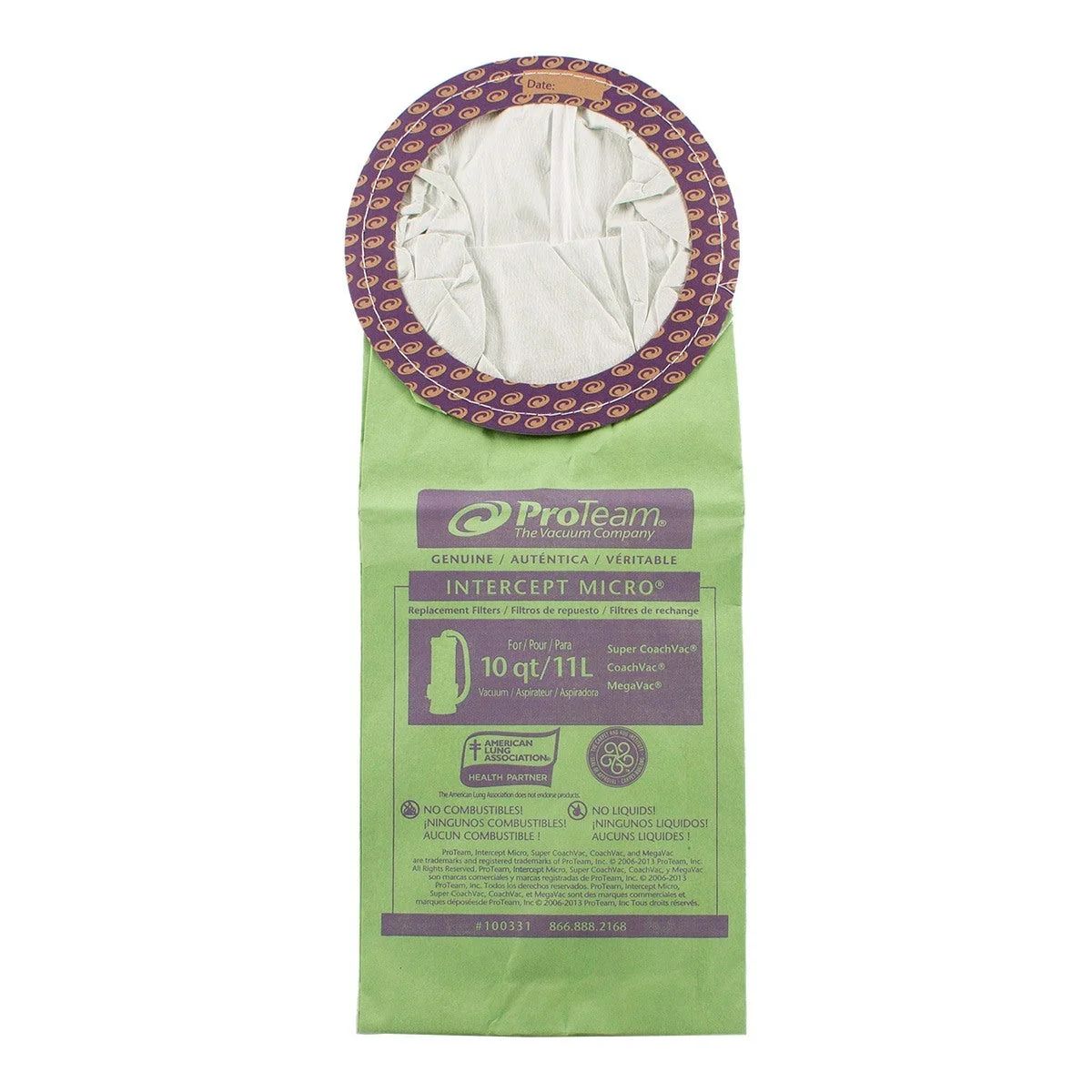 ProTeam® Super CoachVac 10 Qt. Backpack Vacuum Bags - Packs of 10 - Image 3