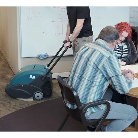 Tennant® S6 Battery Powered Walk-Behind Vacuum Sweeper - Image 3