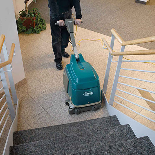 Tennant® T1 Cord Electric 15” Walk Behind Micro Scrubber w/ Cylindrical Brush - 3 Gallons - Image 6